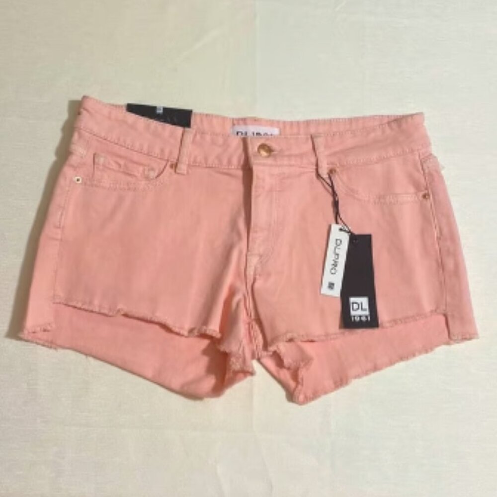DL1961 Renee Smart Denim Boyfriend Style Shorts MSRP $118 Women's Size 27